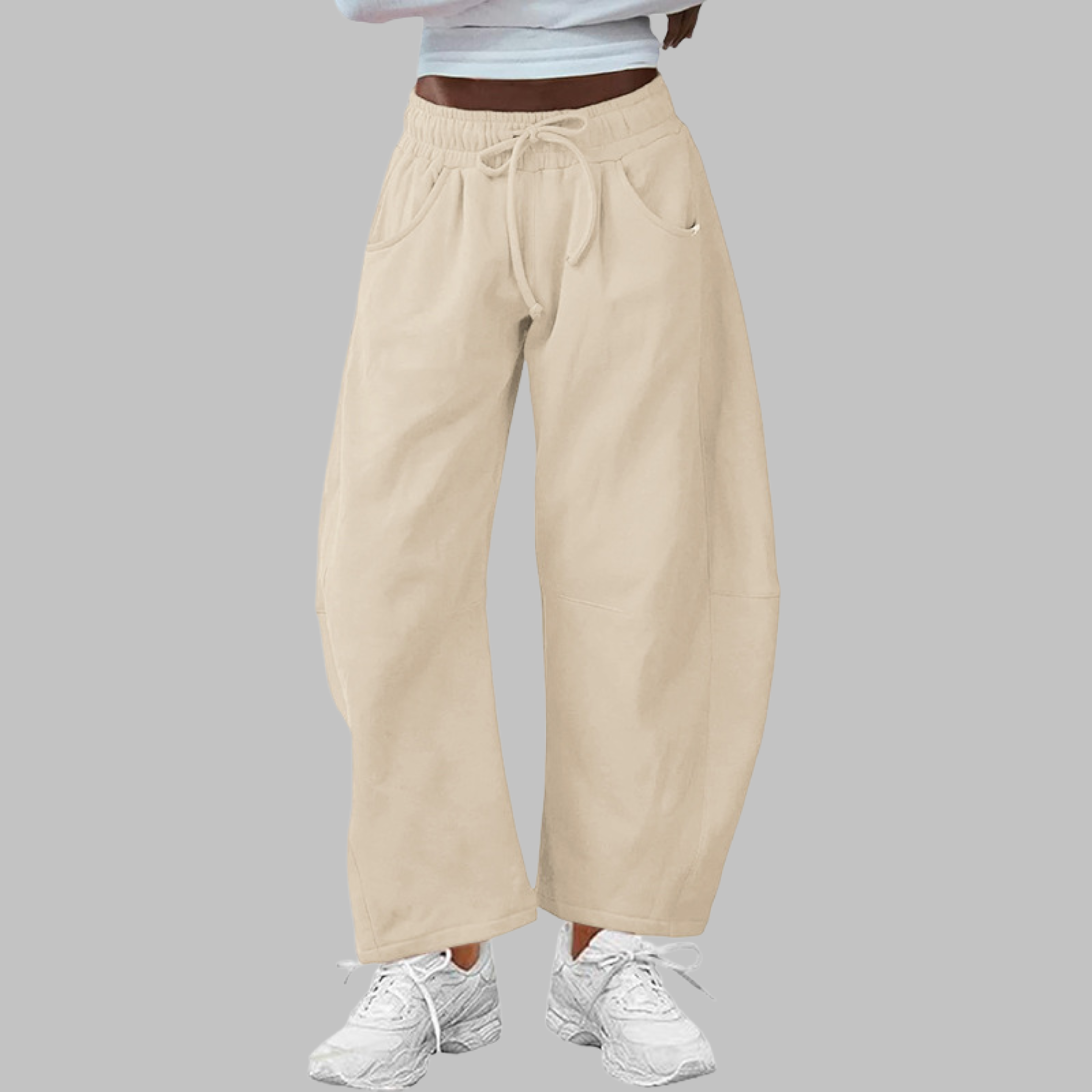 DIGMA™ - Casual Drawstring Barrel Leg Sweat Pants