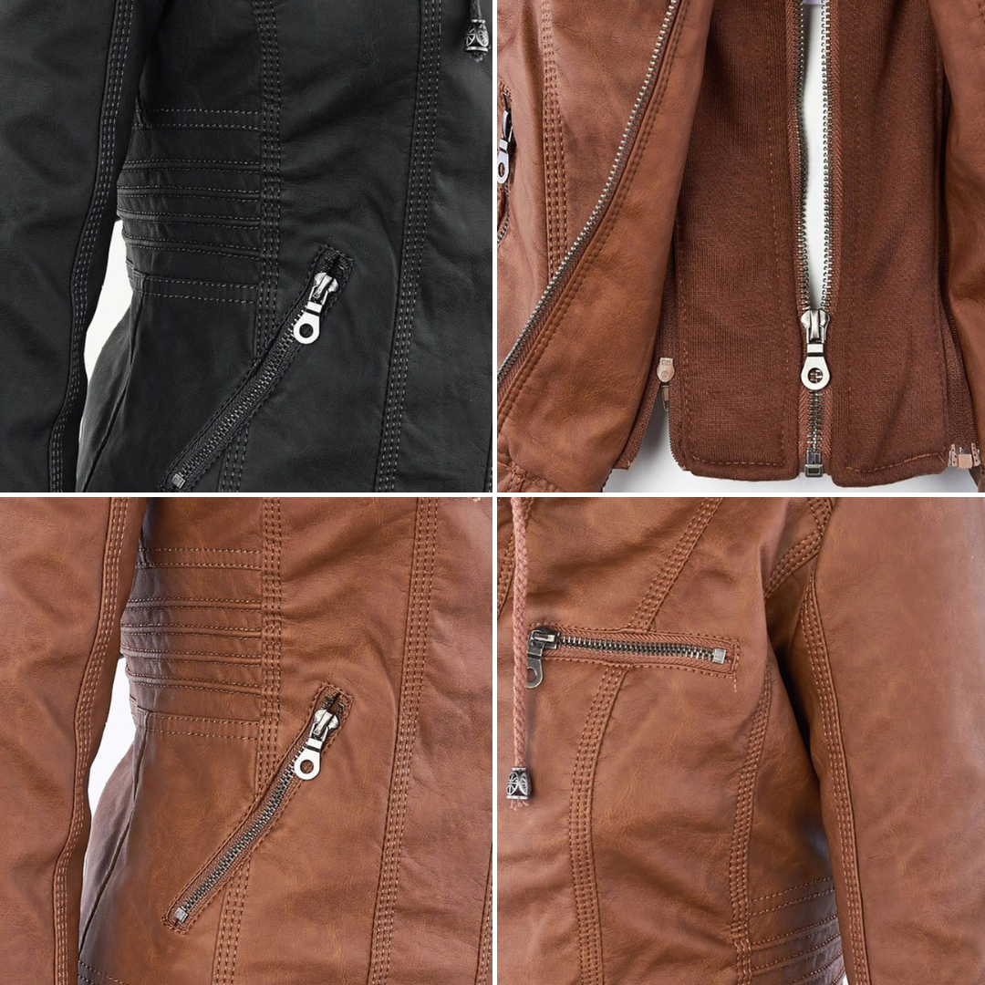 Astrid | Robuste und stilvolle Lederjacke