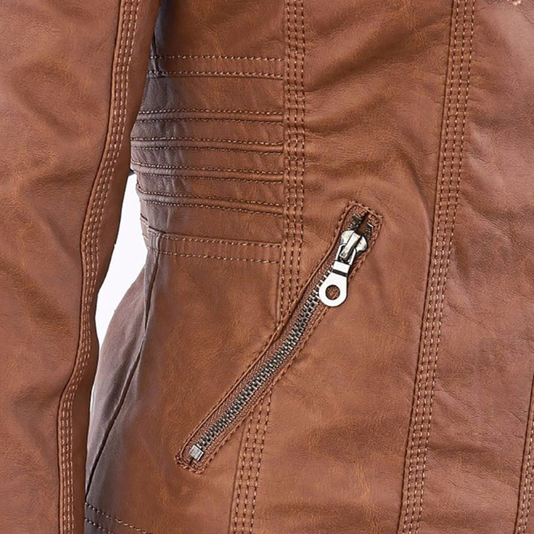 Astrid | Robuste und stilvolle Lederjacke