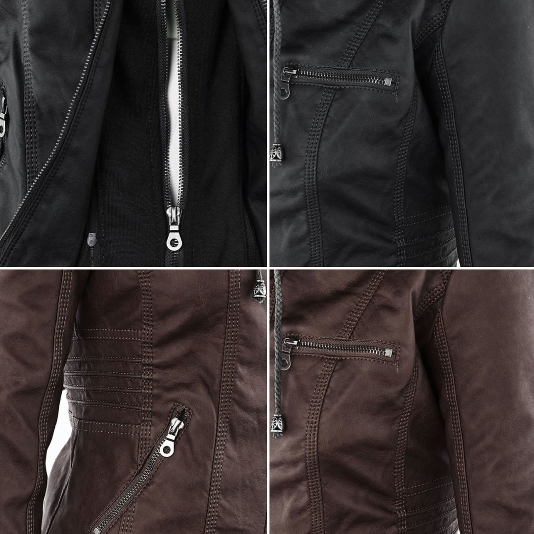 Astrid | Robuste und stilvolle Lederjacke