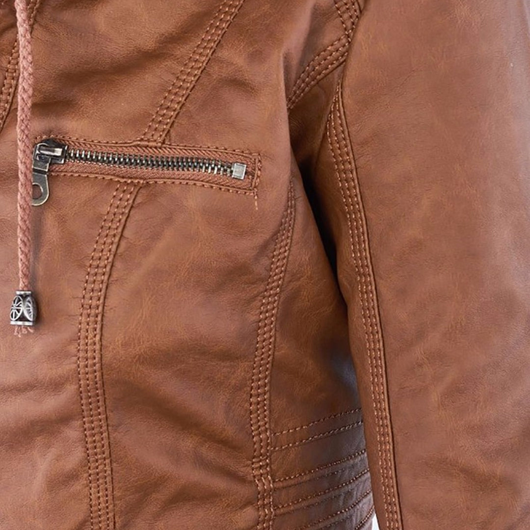 Astrid | Robuste und stilvolle Lederjacke