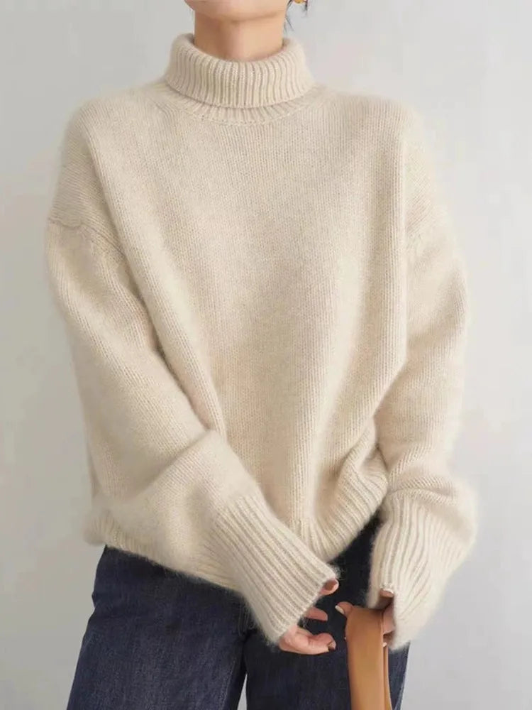 Isabella | Pullover mit hohem Kragen