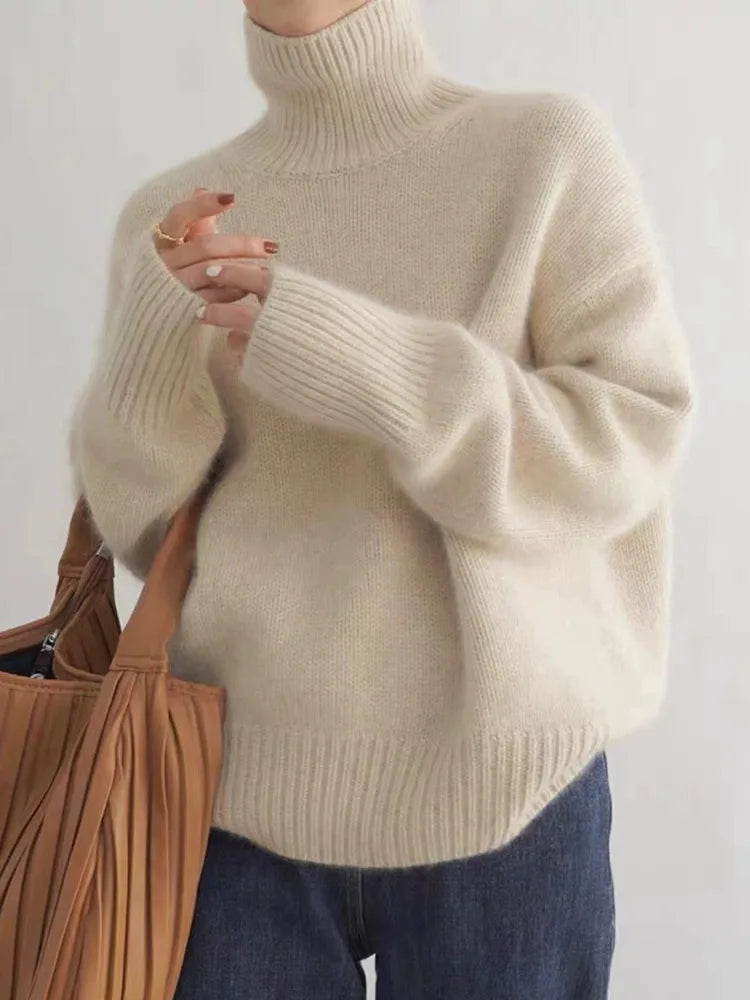 Isabella | Pullover mit hohem Kragen