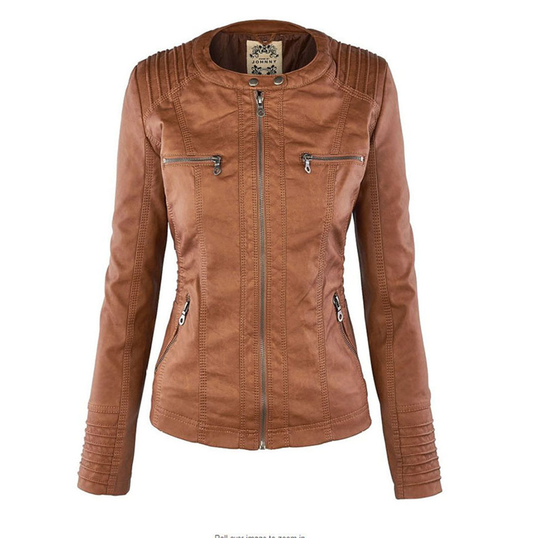 Astrid | Robuste und stilvolle Lederjacke