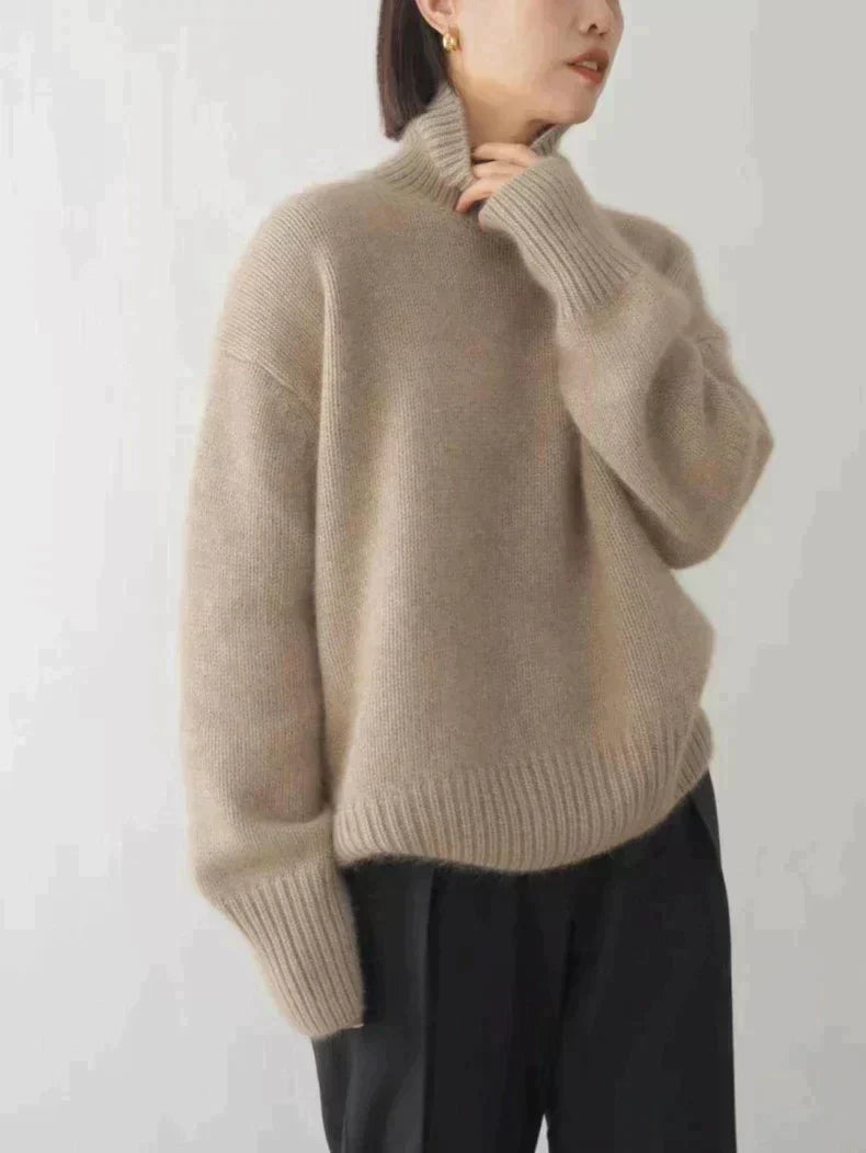 Isabella | Pullover mit hohem Kragen