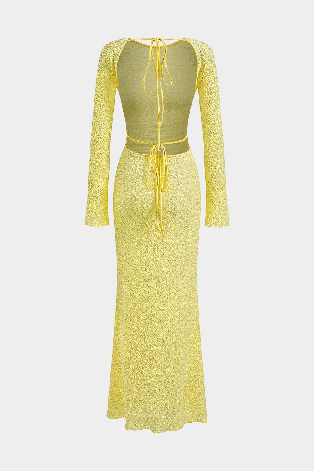 Adelheid | Glamoureuze Rugstrik Maxi-jurk – Elegantie & Sensualiteit verenigd