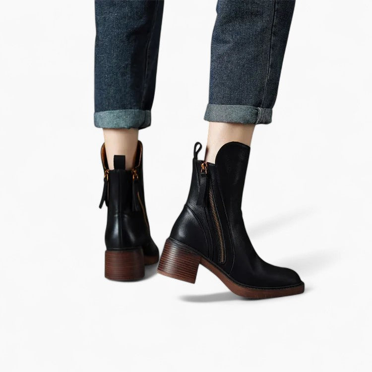 Kloe™ – Leder-Stiefeletten