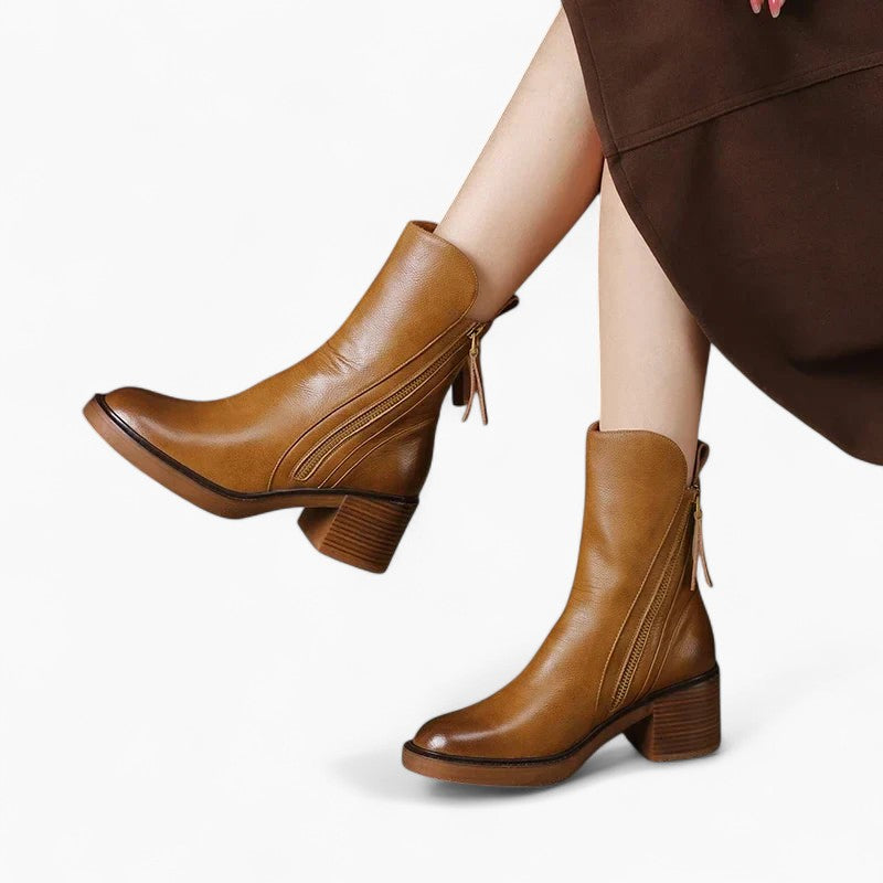 Kloe™ – Leder-Stiefeletten
