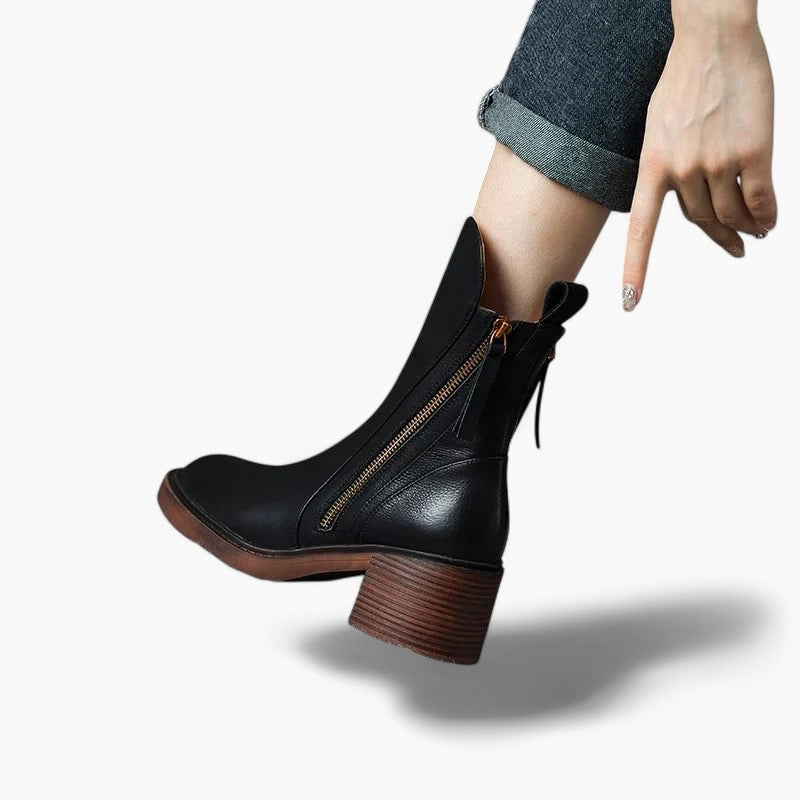 Kloe™ – Leder-Stiefeletten
