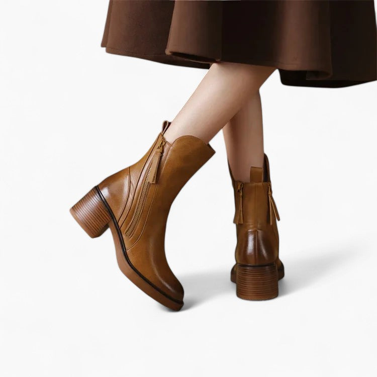 Kloe™ – Leder-Stiefeletten