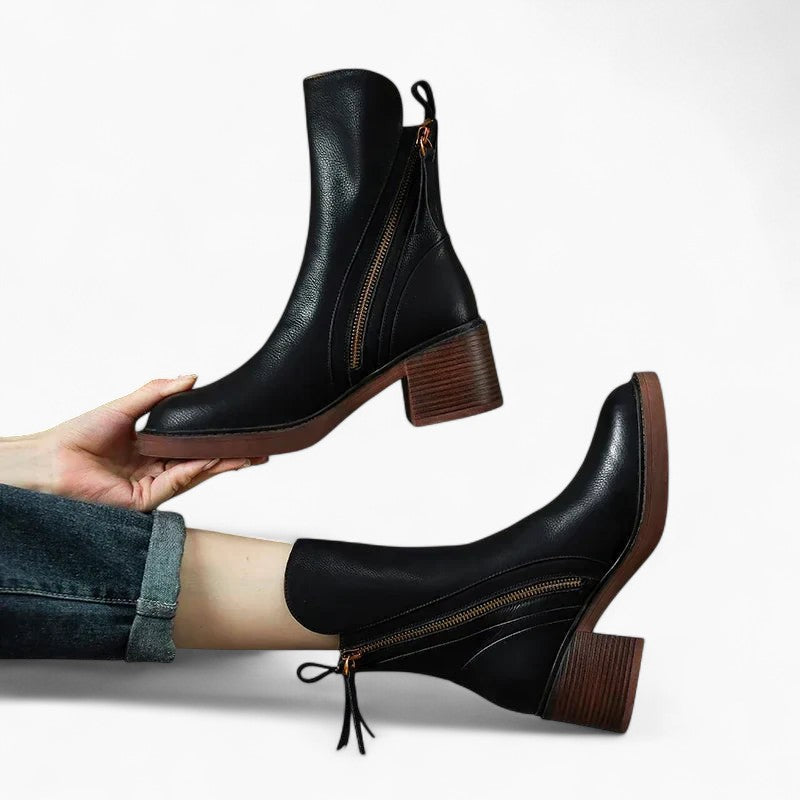 Kloe™ – Leder-Stiefeletten