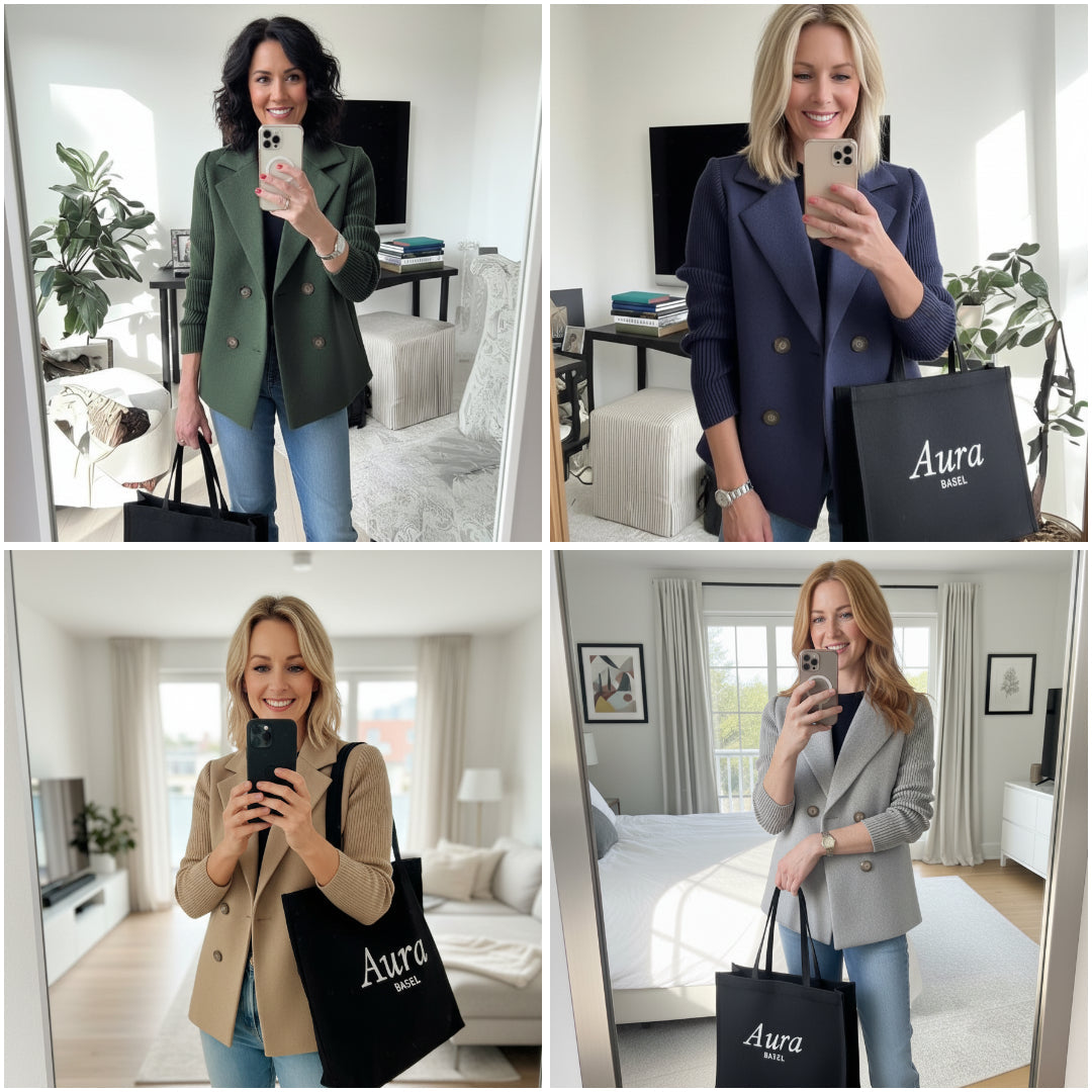 Minta™ | Weicher Sweater-Blazer mit eleganter Passform