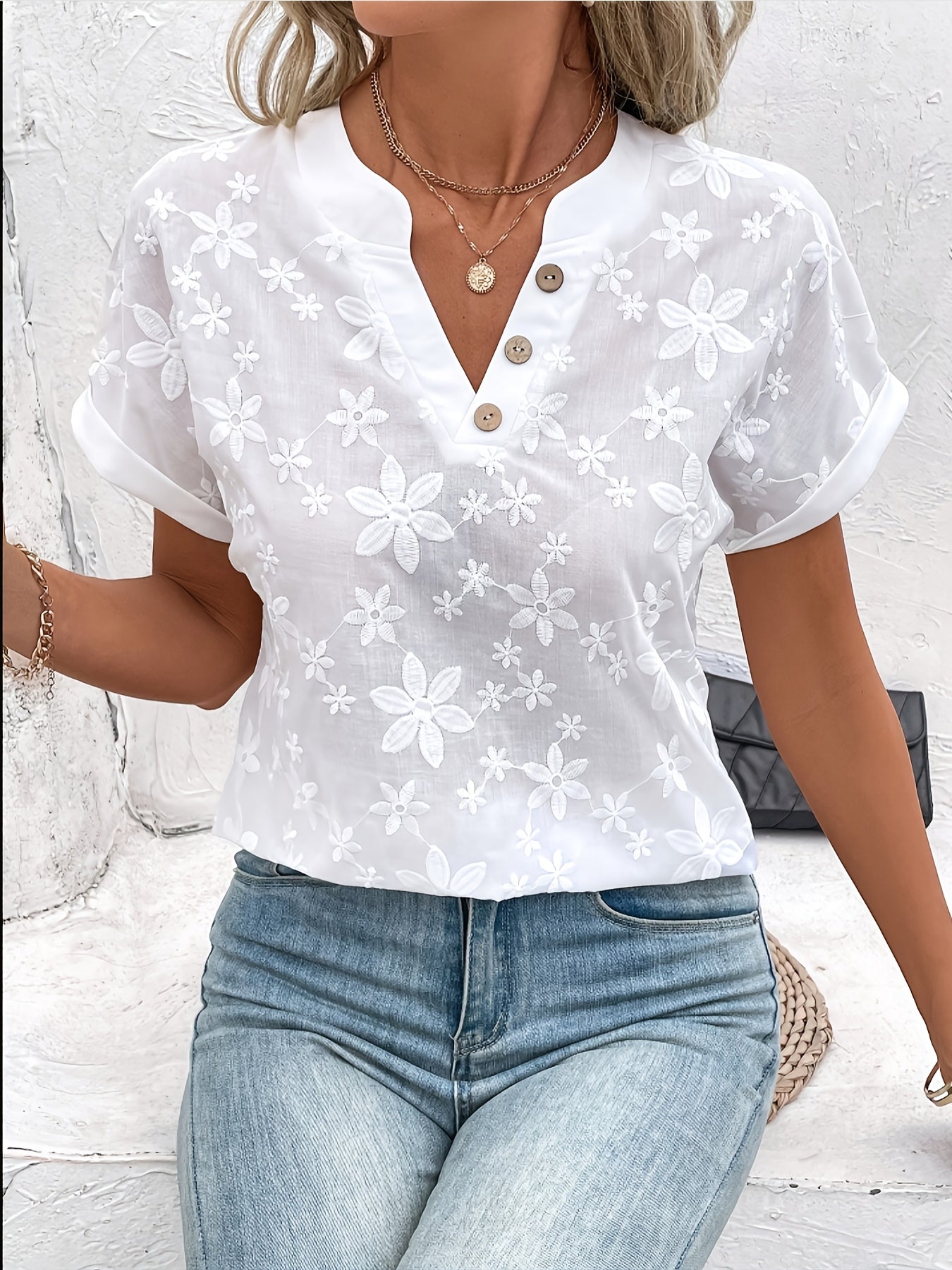 Amara – Elegante Witte Blouse