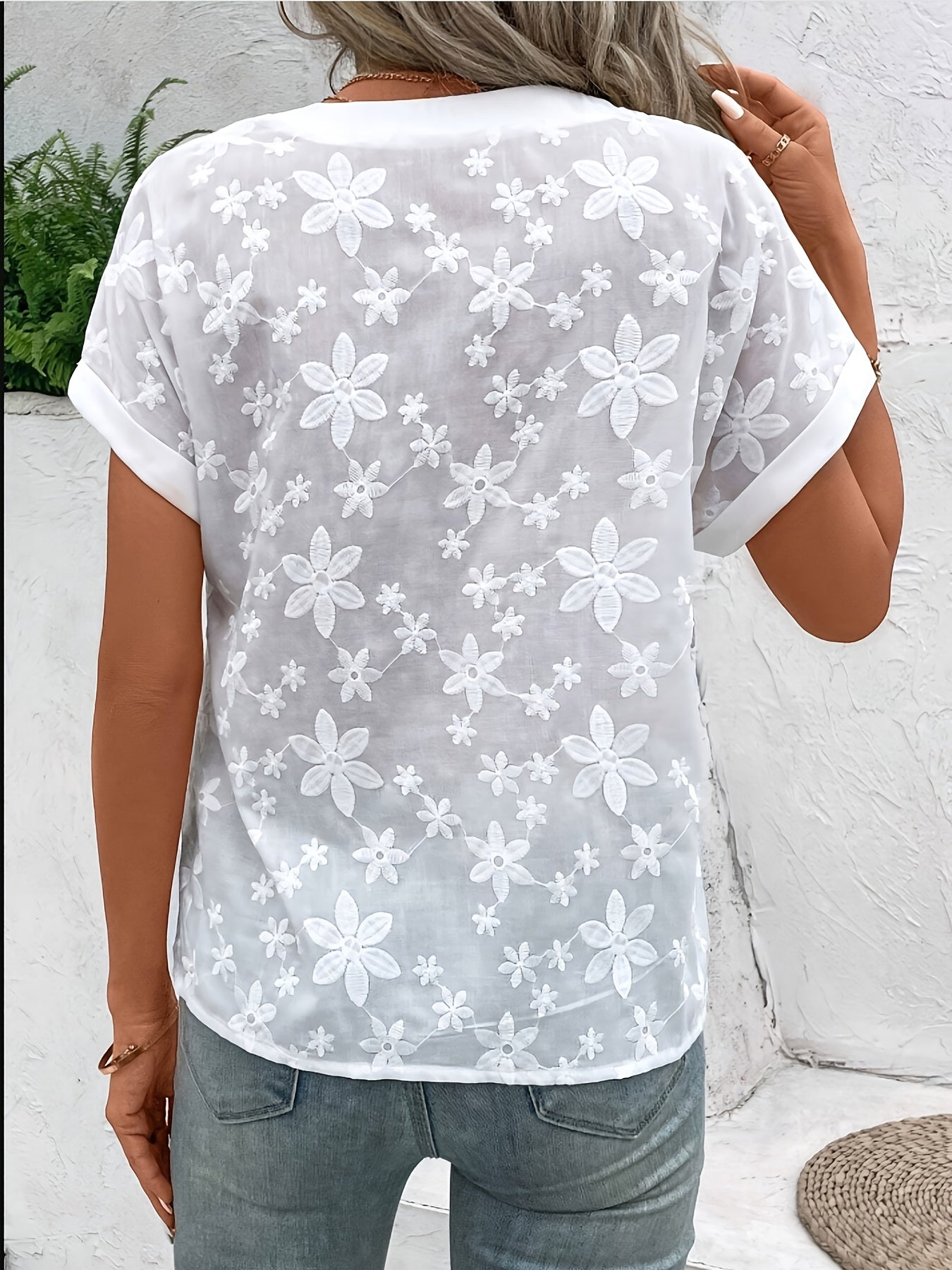 Amara – Elegante Witte Blouse