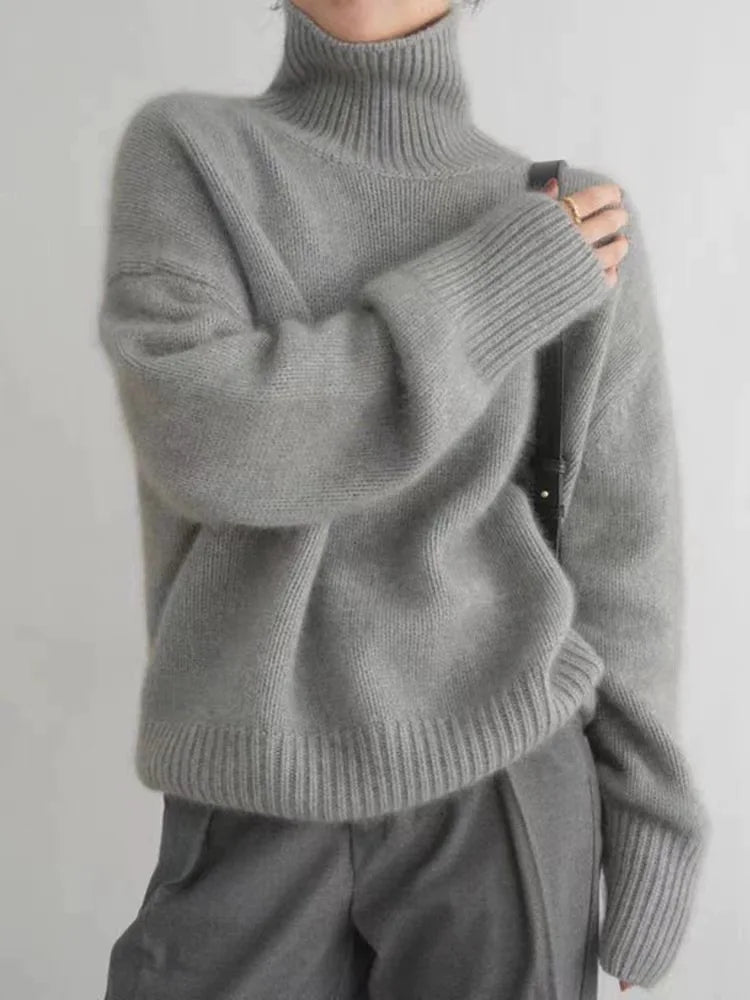 Isabella | Pullover mit hohem Kragen