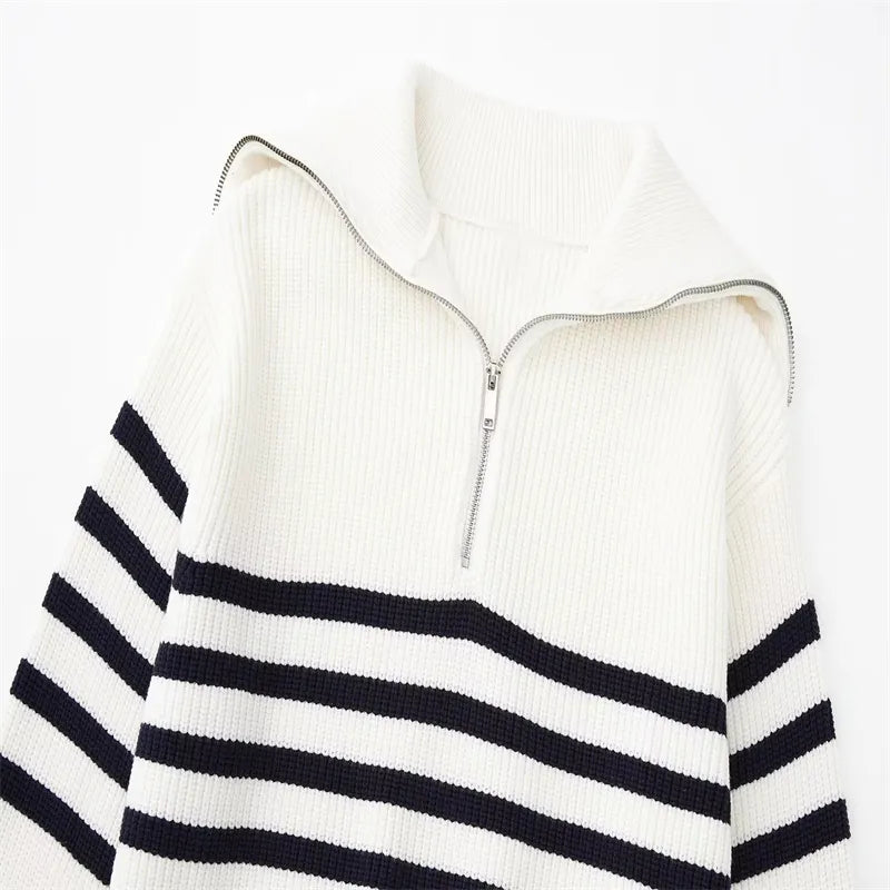 FENNA | Half Zip Vrouwen Sweater