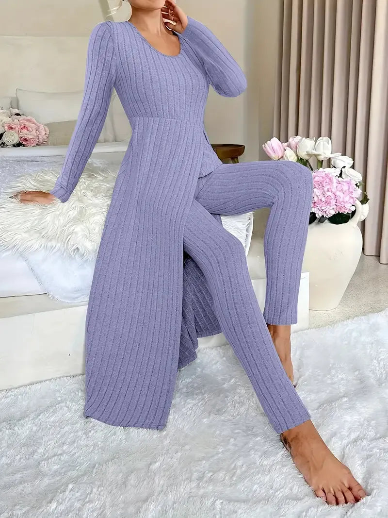 Ursula | Geripptes Set