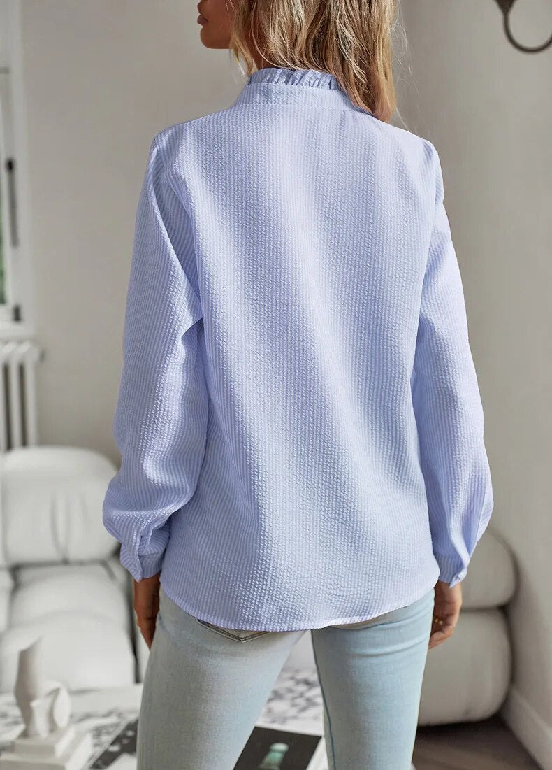 Puck - Comfortabel overhemd met lange mouwen